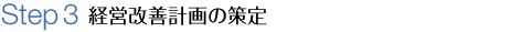 経営改善計画の策定